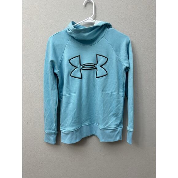 Under Armour Hoodie Womens XSmall Cowl Neck Sweatshirt‎ Loose Gym Casual Relaxed - Picture 1 of 3